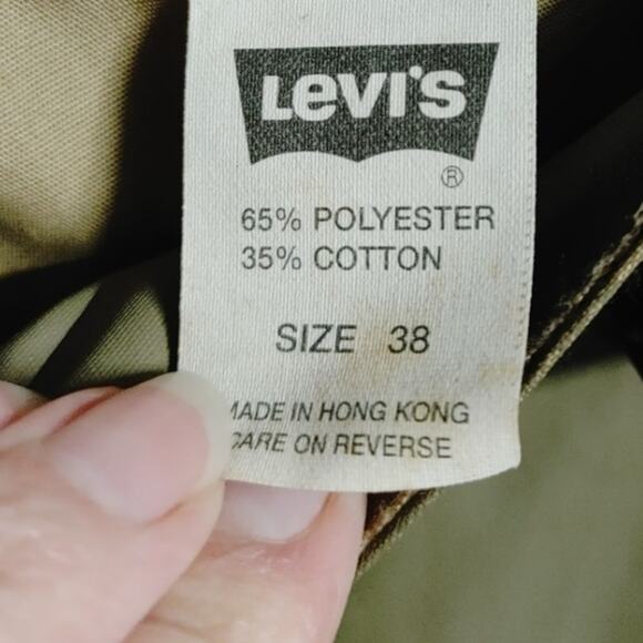 Vintage Levi's Silvertab Mens Rubber Baggy Cargo Shorts Y2K Sz 38 - Picture 5 of 7